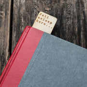 Bookmark - Fell asleep here