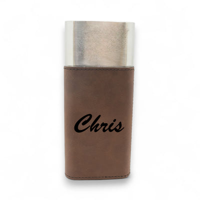 Cigar Case with Cutter - PERSONALIZED With your name Leather
