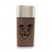 Cigar Case with Cutter - Pit Bull - Leather