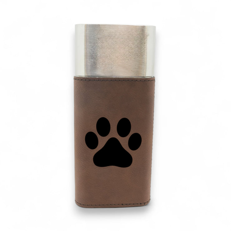 Cigar Case with Cutter - Dog Paw - Leather