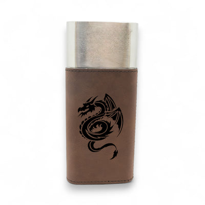 Cigar Case with Cutter - Flying Dragon Leather