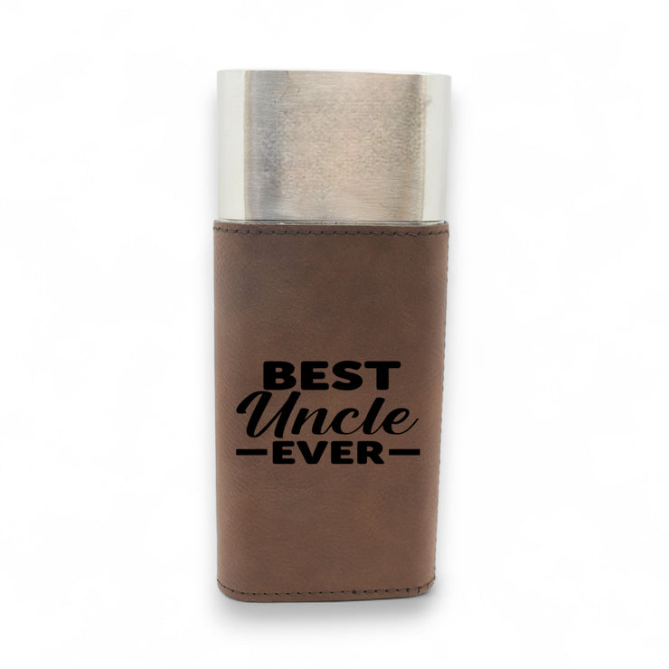 Cigar Case with Cutter - Best Uncle Ever - Leather