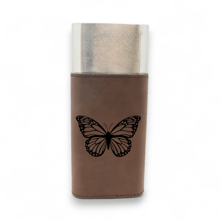 Cigar Case with Cutter - Butterfly - Leather