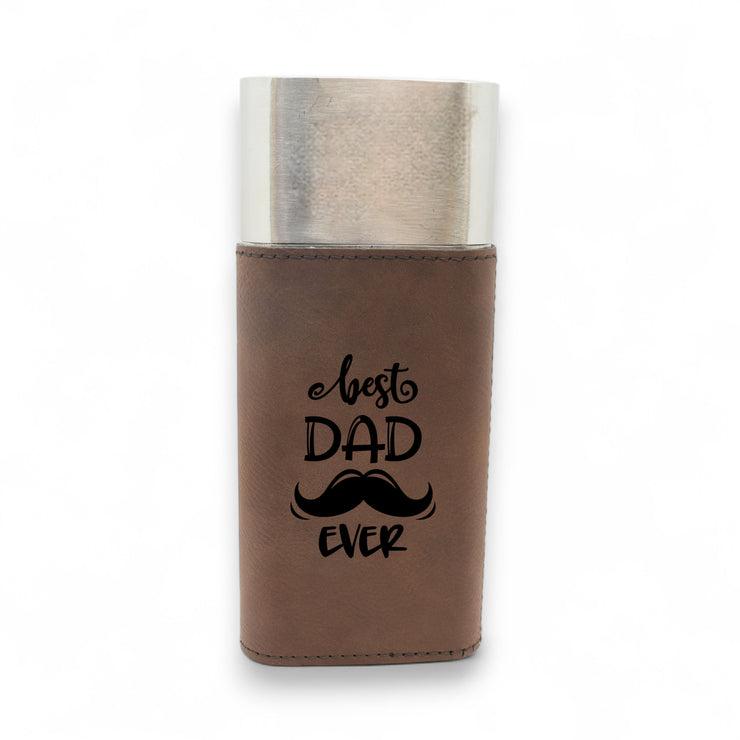 Cigar Case with Cutter - Best Dad Ever - Leather