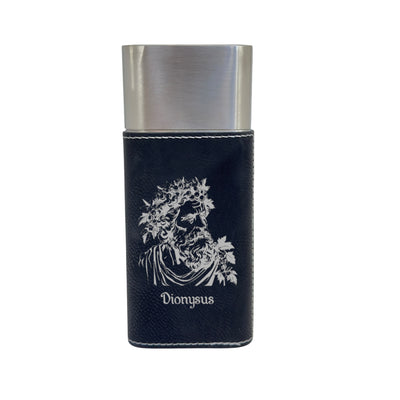 Cigar Case with Cutter - Dionysus God of Wine - Leather