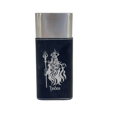 Cigar Case with Cutter - Hades God of the Underworld - Leather