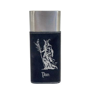 Cigar Case with Cutter - Pan God of Nature - Leather