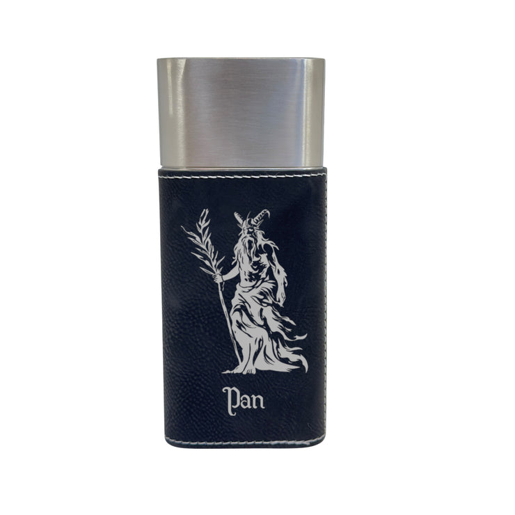 Cigar Case with Cutter - Pan God of Nature - Leather