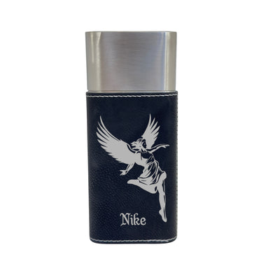 Cigar Case with Cutter - Nike Goddess of Victory - Leather