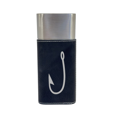 Cigar Case with Cutter - Fish Hook - Leather