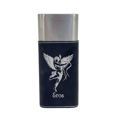 Cigar Case with Cutter - Eros God of Love - Leather