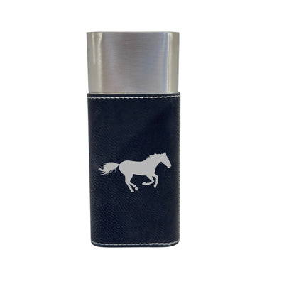 Cigar Case with Cutter - Running Horse - Leather