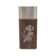Cigar Case with Cutter - Lion - Leather