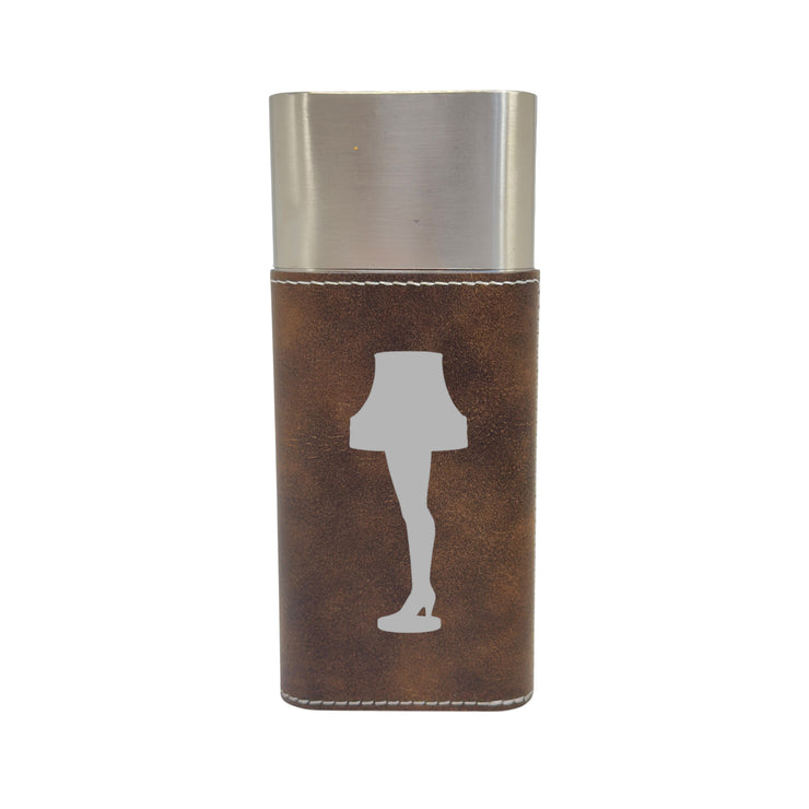 Cigar Case with Cutter - Leg Lamp - Leather