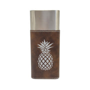 Cigar Case with Cutter - Pineapple - Leather