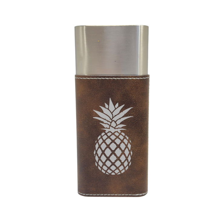 Cigar Case with Cutter - Pineapple - Leather