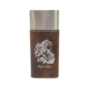 Cigar Case with Cutter - Aphrodite Goddess of Love - Leather
