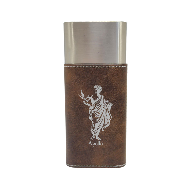 Cigar Case with Cutter - Apollo God of music and art - Leather