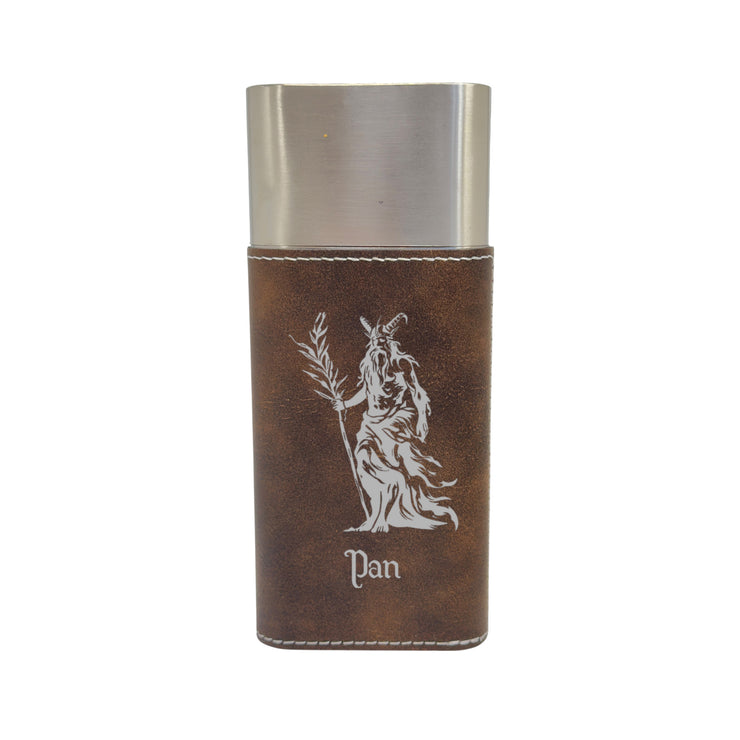 Cigar Case with Cutter - Pan God of Nature - Leather