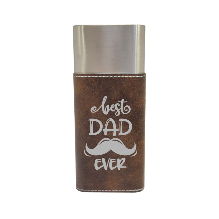 Cigar Case with Cutter - Best Dad Ever - Leather