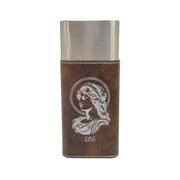 Cigar Case with Cutter - Eos Goddess of Dawn - Leather