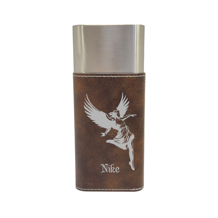 Cigar Case with Cutter - Nike Goddess of Victory - Leather
