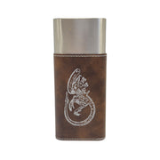 Cigar Case with Cutter - Alien Fossil Leather