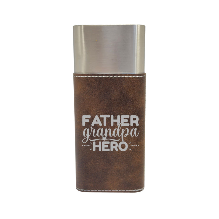 Cigar Case with Cutter - Father Grandpa Hero - Leather