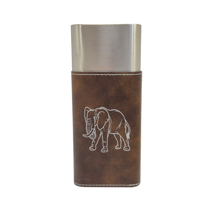 Cigar Case with Cutter - Elephant - Leather