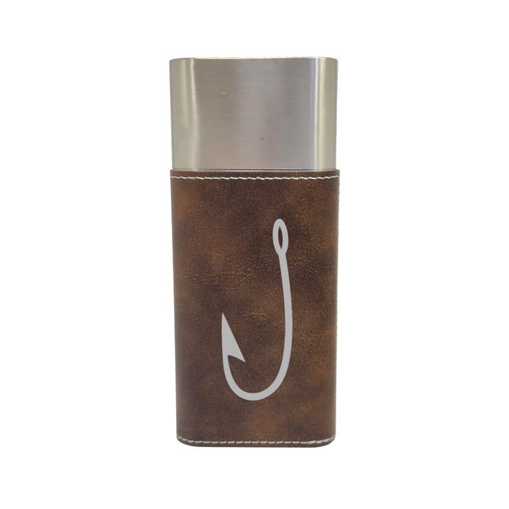 Cigar Case with Cutter - Fish Hook - Leather