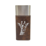 Cigar Case with Cutter - Giraffe - Leather