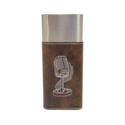 Cigar Case with Cutter - Microphone - Leather