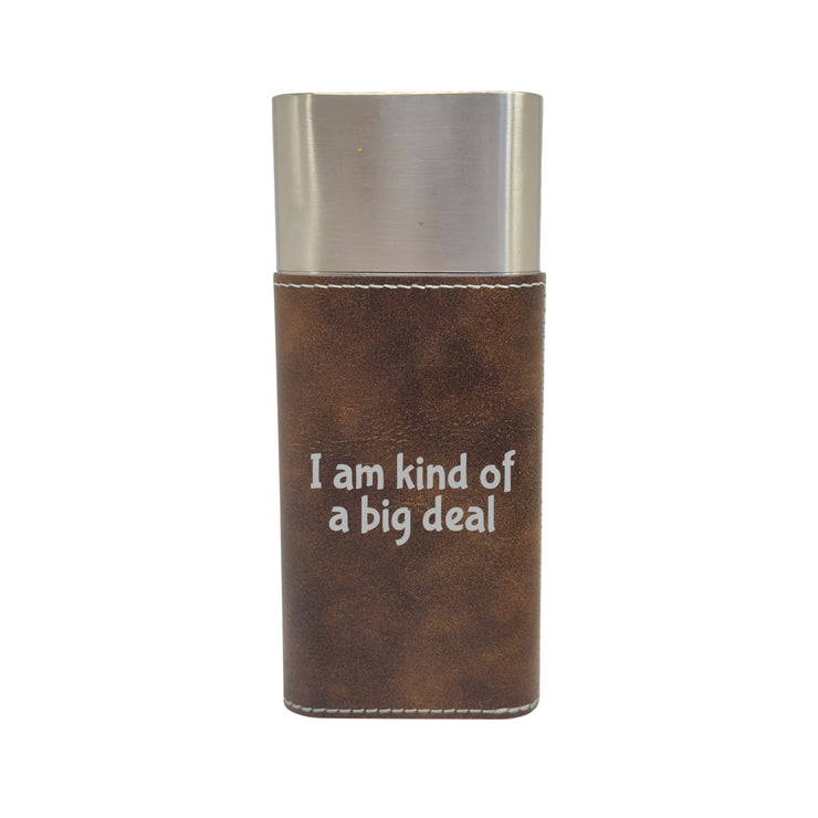 Cigar Case with Cutter - I am kind of a big deal - Leather