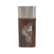 Cigar Case with Cutter - Eagle - Leather