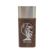 Cigar Case with Cutter - Nemesis Goddess of Revenge - Leather