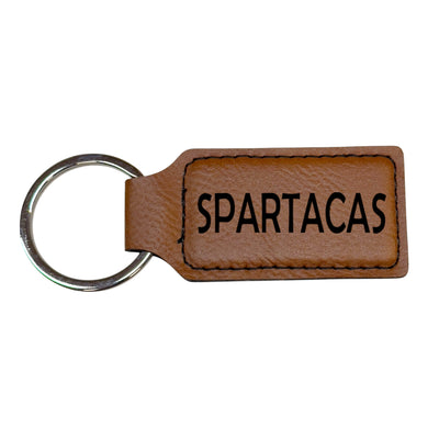 Keychain - Rectangle - Spartacas - Leather