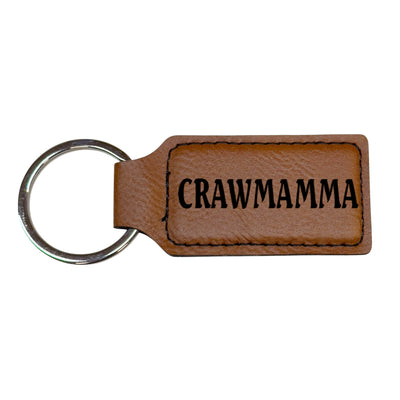 Keychain - Rectangle - Crawmamma - Leather