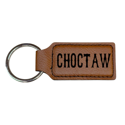 Keychain - Rectangle - Choctaw - Leather