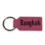 Keychain - Rectangle - Bankkok - Leather