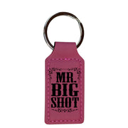 Keychain - Rectangle - Mr Big Shot - Leather