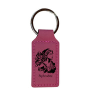 Keychain - Rectangle - Aphrodite - Leather