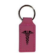 Keychain - Rectangle - Pharmaceutical Hermes - Leather