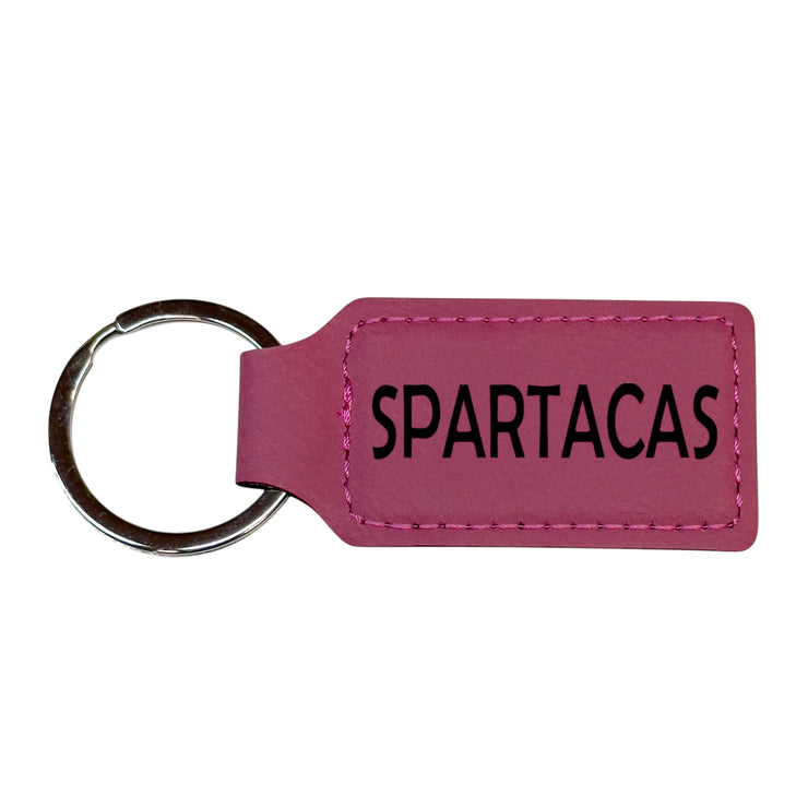 Keychain - Rectangle - Spartacas - Leather