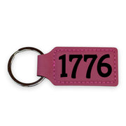 Keychain - Rectangle - 1776 - Leather