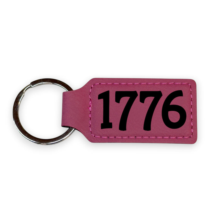 Keychain - Rectangle - 1776 - Leather