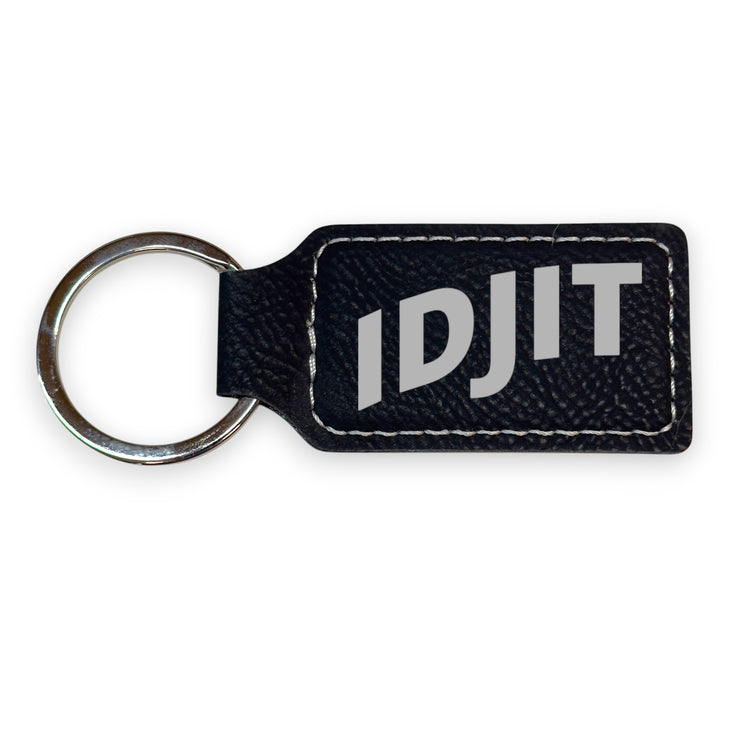 Keychain - Rectangle - Idjit - Leather
