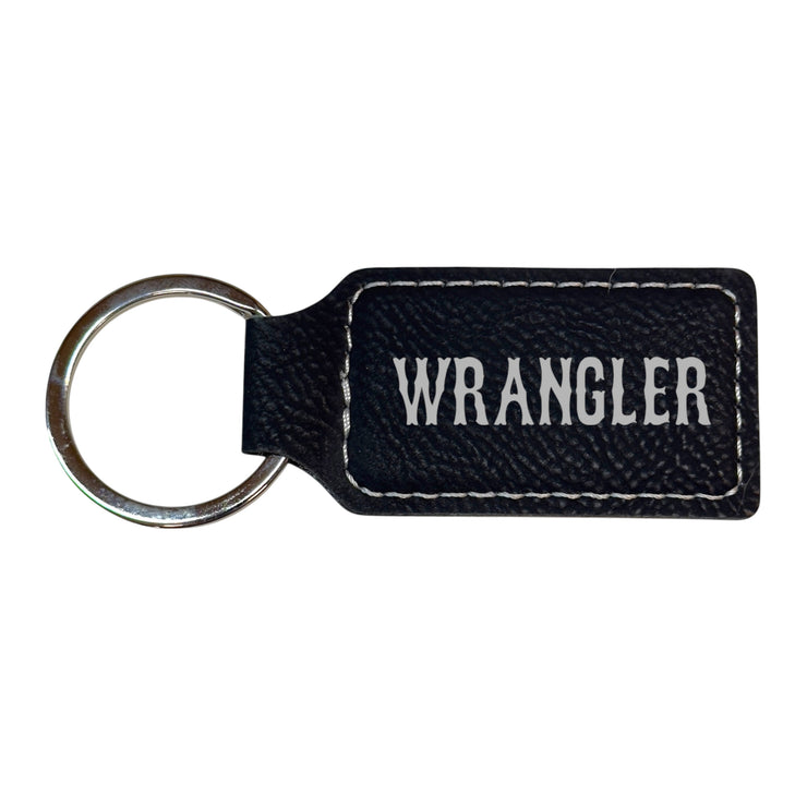 Keychain - Rectangle - Wrangler - Leather