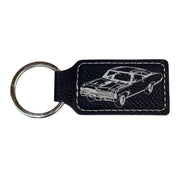 Keychain - Rectangle - Impala - Leather