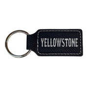 Keychain - Rectangle - Yellowstone - Leather