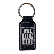 Keychain - Rectangle - Mr Big Shot - Leather